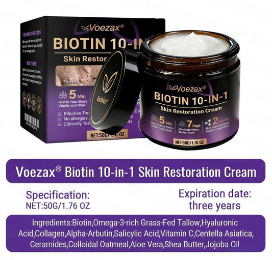 Voezax® Biotin 10-in-1 Skin Restoration Cream🍀